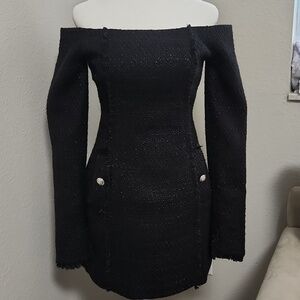 NWT NICHOLAS The Label Sunny tweed dress